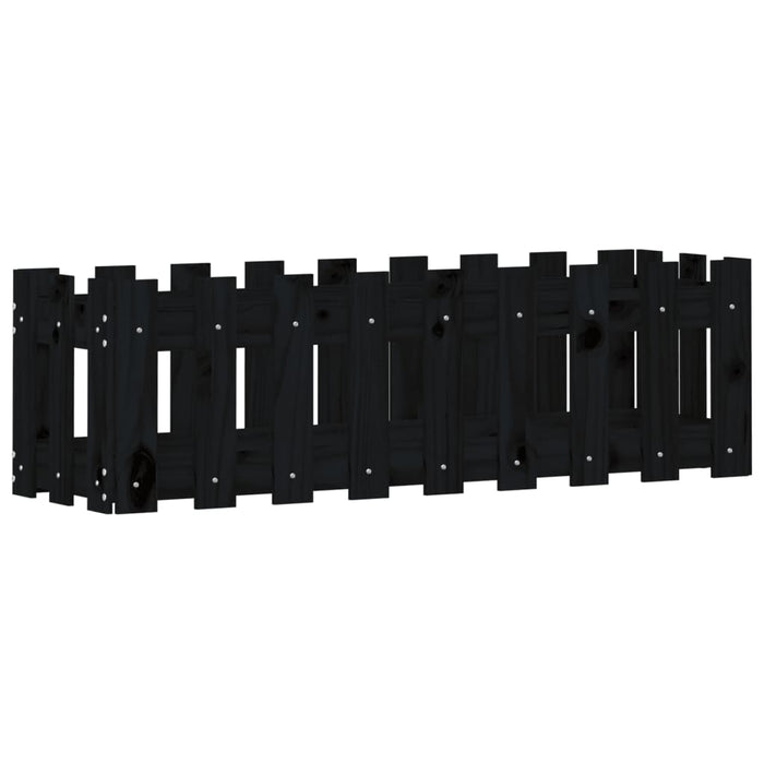 Pat înălțat grădină design gard 100x30x30 cm lemn de pin tratat - WALTI WALTI