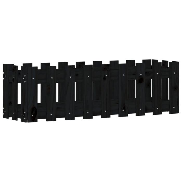 Pat înălțat grădină design gard 100x30x30 cm lemn de pin tratat - WALTI WALTI
