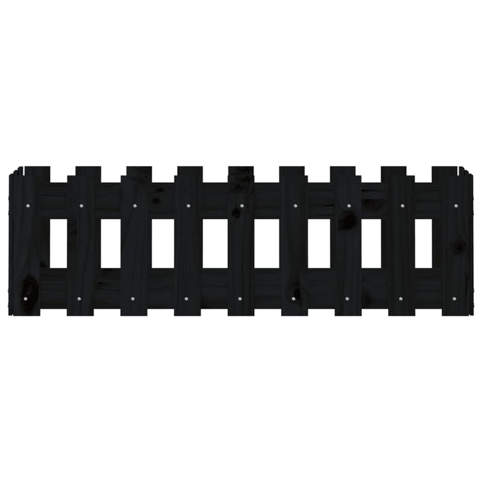 Pat înălțat grădină design gard 100x30x30 cm lemn de pin tratat - WALTI WALTI