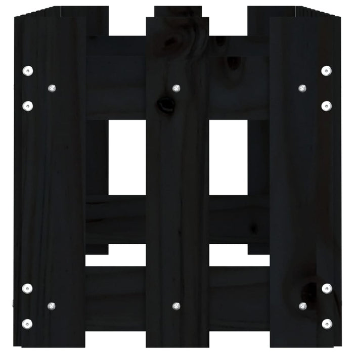 Pat înălțat grădină design gard 100x30x30 cm lemn de pin tratat - WALTI WALTI