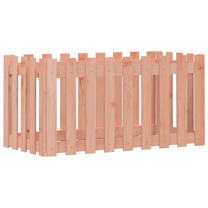 Pat înălțat grădină cu design gard 100x50x50 cm lemn douglas - WALTI WALTI