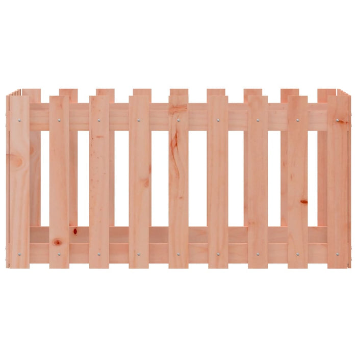 Pat înălțat grădină cu design gard 100x50x50 cm lemn douglas - WALTI WALTI