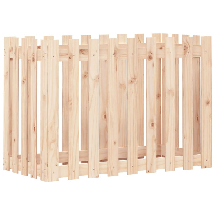 Pat înălțat grădină design gard 100x50x70 cm lemn impregnat pin - WALTI WALTI