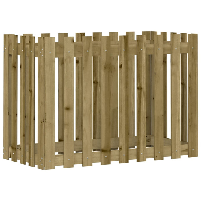Pat înălțat grădină design gard 100x50x70 cm lemn impregnat pin - WALTI WALTI