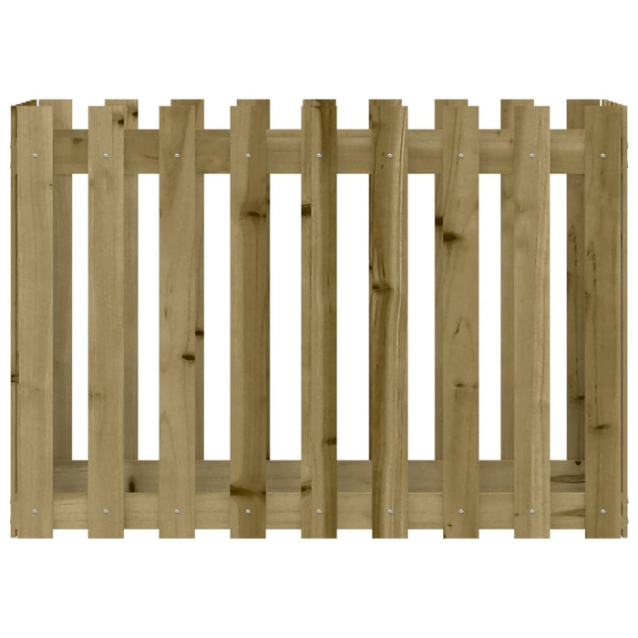 Pat înălțat grădină design gard 100x50x70 cm lemn impregnat pin - WALTI WALTI