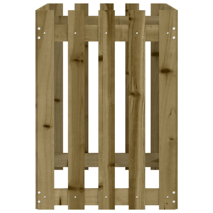 Pat înălțat grădină design gard 100x50x70 cm lemn impregnat pin - WALTI WALTI