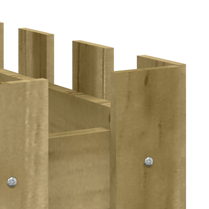 Pat înălțat grădină design gard 100x50x70 cm lemn impregnat pin - WALTI WALTI