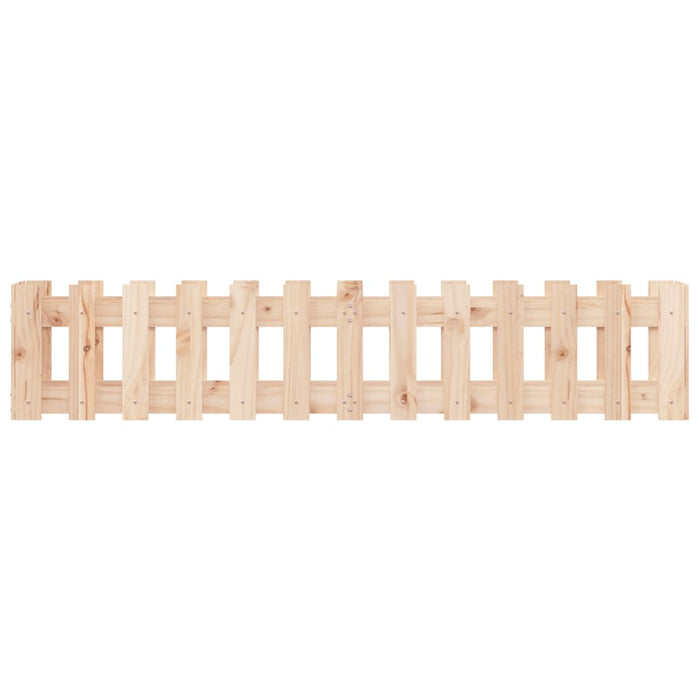 Pat înălțat grădină design gard 150x30x30 cm lemn de pin tratat - WALTI WALTI