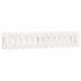 Pat înălțat grădină design gard alb 150x30x30cm lemn pin tratat - WALTI WALTI