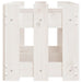Pat înălțat grădină design gard alb 150x30x30cm lemn pin tratat - WALTI WALTI