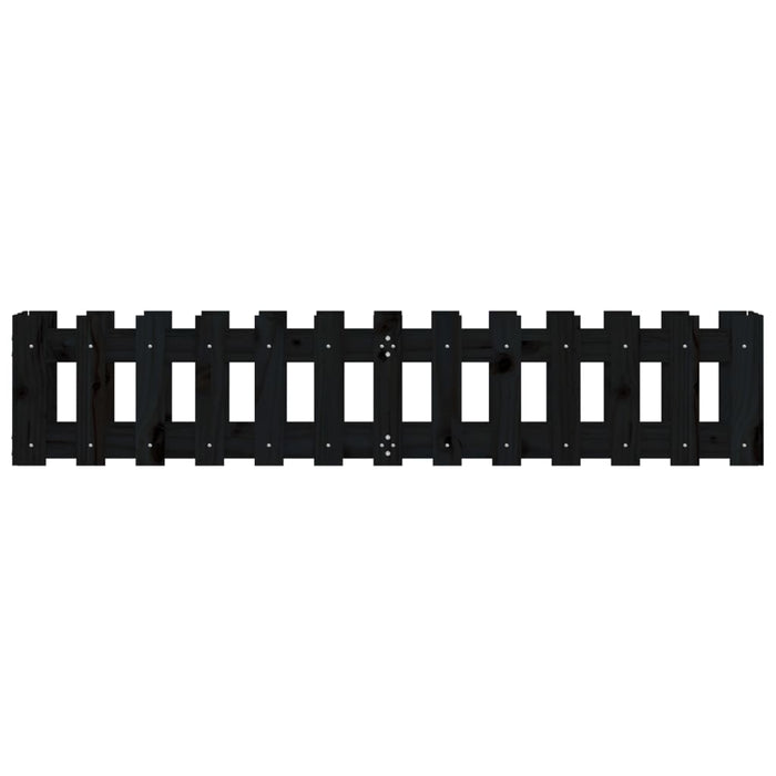 Pat înălțat grădină design gard 150x30x30 cm lemn de pin tratat - WALTI WALTI