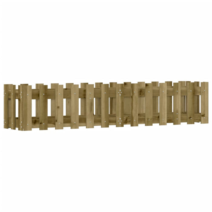 Pat înălțat grădină design gard 150x30x30 cm lemn impregnat pin - WALTI WALTI