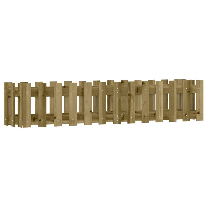 Pat înălțat grădină design gard 150x30x30 cm lemn impregnat pin - WALTI WALTI