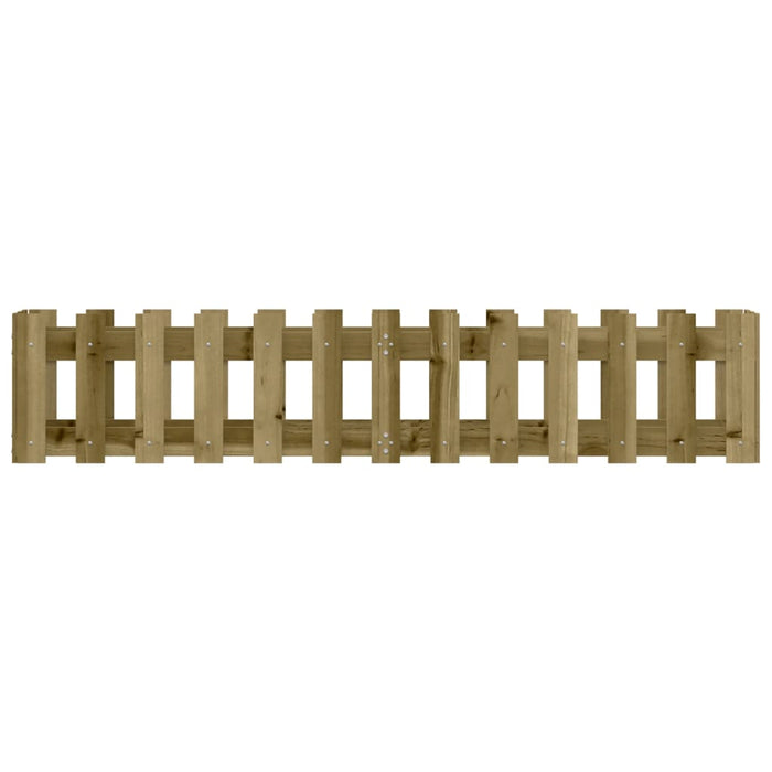 Pat înălțat grădină design gard 150x30x30 cm lemn impregnat pin - WALTI WALTI