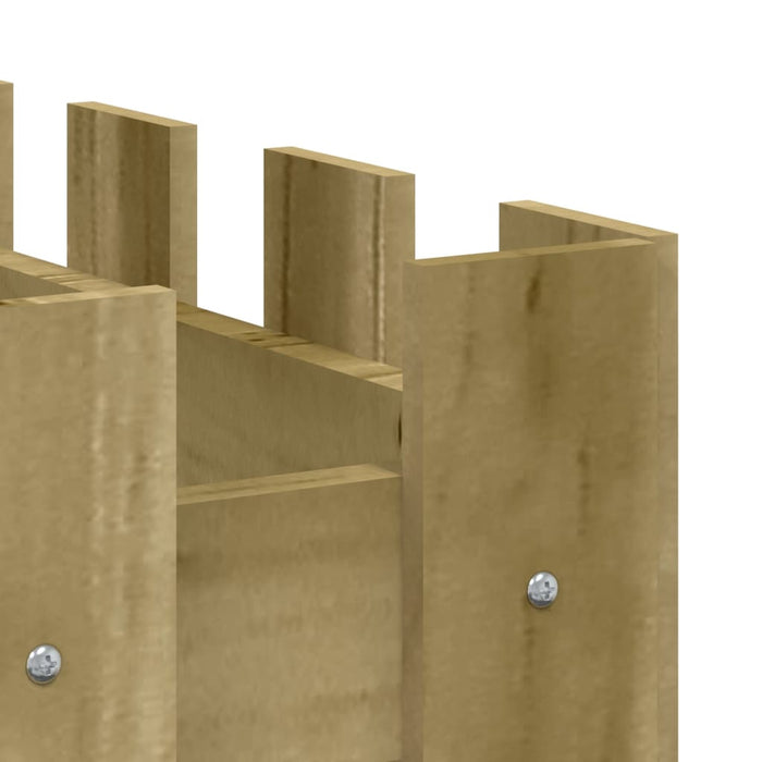 Pat înălțat grădină design gard 150x30x30 cm lemn impregnat pin - WALTI WALTI