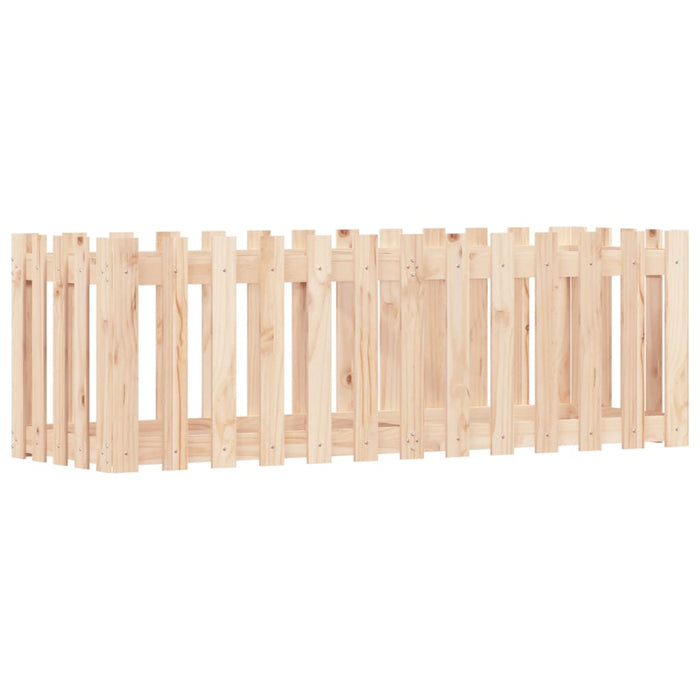 Pat înălțat grădină design gard 150x50x50 cm lemn de pin tratat - WALTI WALTI