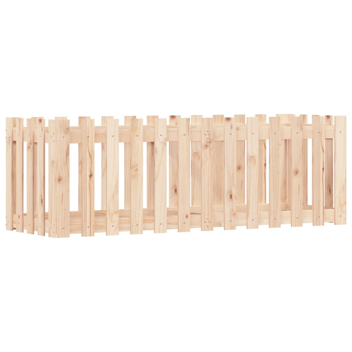Pat înălțat grădină design gard 150x50x50 cm lemn de pin tratat - WALTI WALTI