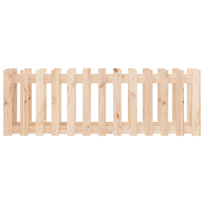 Pat înălțat grădină design gard 150x50x50 cm lemn de pin tratat - WALTI WALTI
