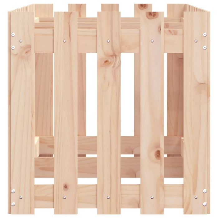 Pat înălțat grădină design gard 150x50x50 cm lemn de pin tratat - WALTI WALTI