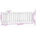 Pat înălțat grădină design gard 150x50x50 cm lemn de pin tratat - WALTI WALTI