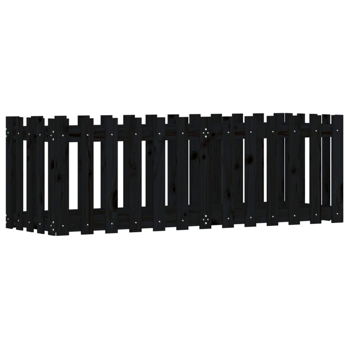 Pat înălțat grădină design gard 150x50x50 cm lemn de pin tratat - WALTI WALTI
