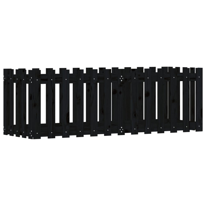 Pat înălțat grădină design gard 150x50x50 cm lemn de pin tratat - WALTI WALTI
