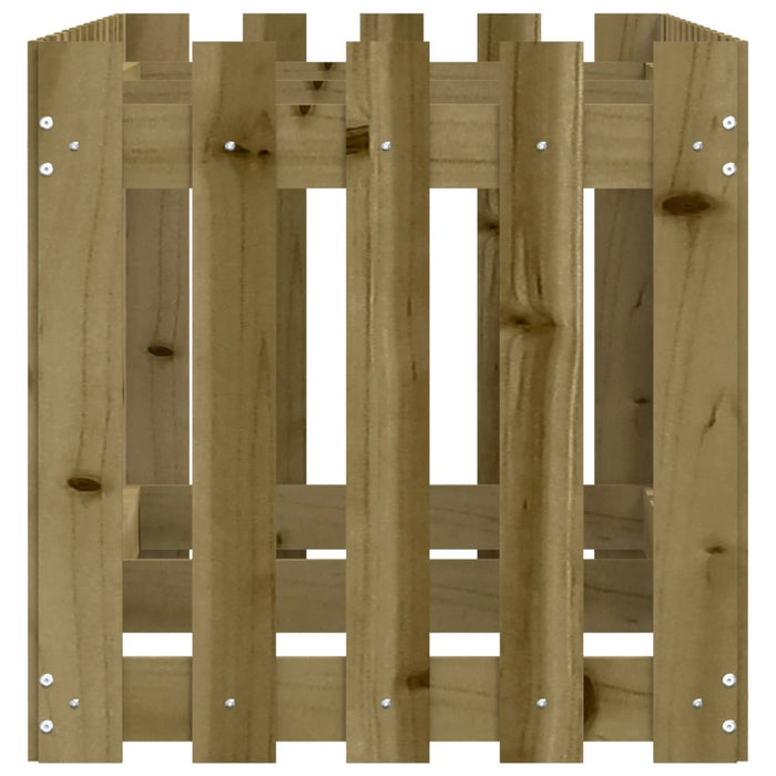 Pat înălțat grădină design gard 150x50x50 cm lemn impregnat pin - WALTI WALTI