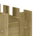 Pat înălțat grădină design gard 150x50x50 cm lemn impregnat pin - WALTI WALTI