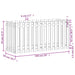 Pat înălțat grădină design gard 150x50x70 cm lemn impregnat pin - WALTI WALTI