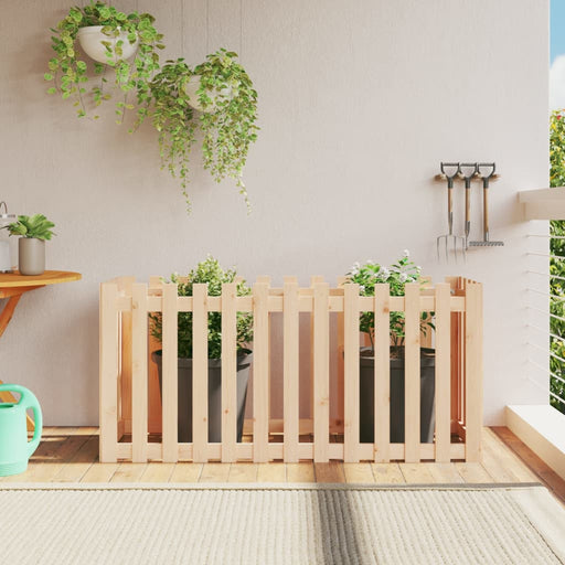 Pat înălțat grădină design gard 150x50x70 cm lemn impregnat pin - WALTI WALTI