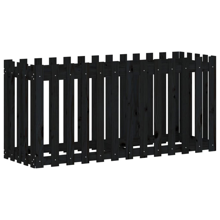 Pat înălțat grădină design gard 150x50x70 cm lemn de pin tratat - WALTI WALTI
