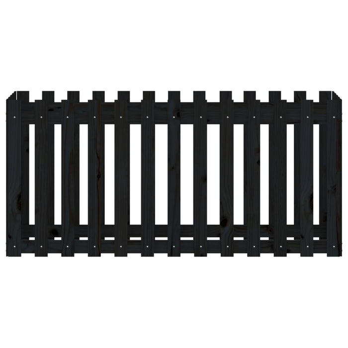Pat înălțat grădină design gard 150x50x70 cm lemn de pin tratat - WALTI WALTI