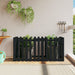 Pat înălțat grădină design gard 150x50x70 cm lemn de pin tratat - WALTI WALTI