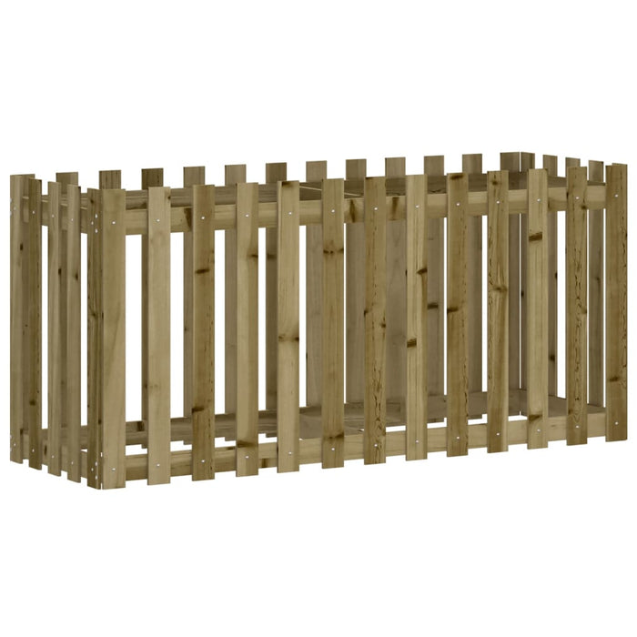 Pat înălțat grădină design gard 150x50x70 cm lemn impregnat pin - WALTI WALTI