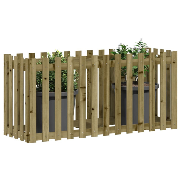 Pat înălțat grădină design gard 150x50x70 cm lemn impregnat pin - WALTI WALTI