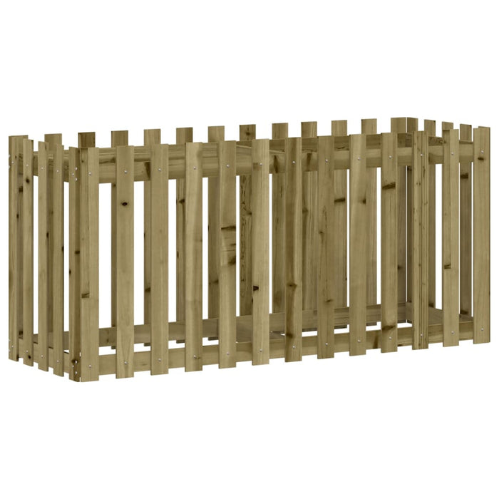 Pat înălțat grădină design gard 150x50x70 cm lemn impregnat pin - WALTI WALTI