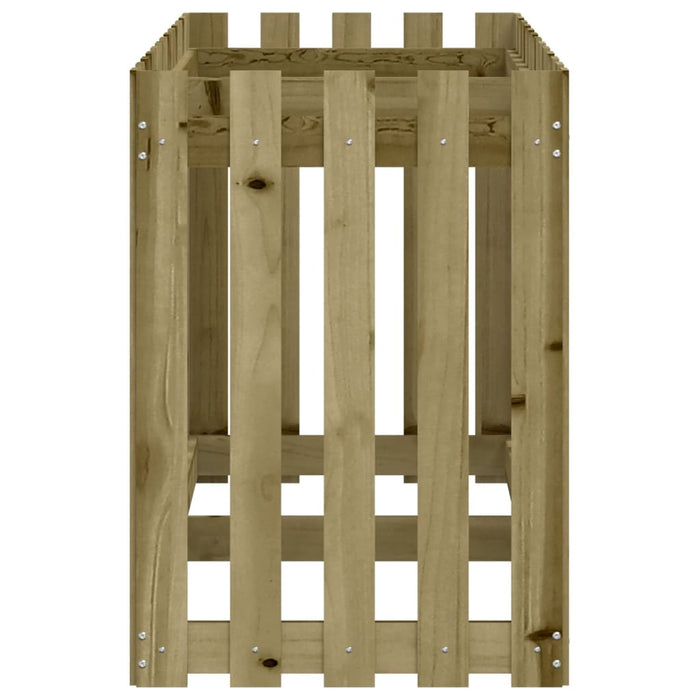 Pat înălțat grădină design gard 150x50x70 cm lemn impregnat pin - WALTI WALTI