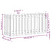 Pat înălțat grădină design gard 150x50x70 cm lemn impregnat pin - WALTI WALTI