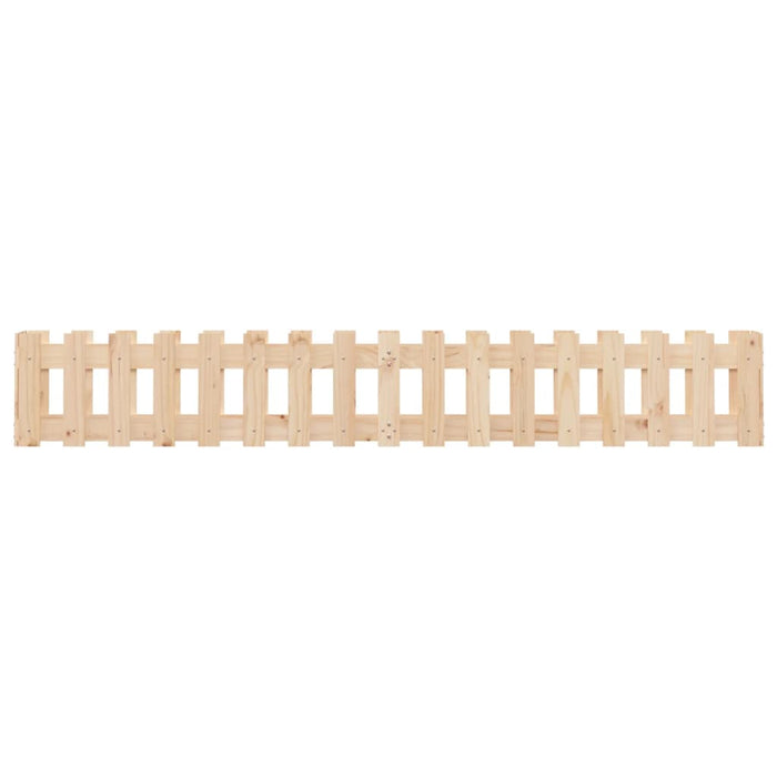 Pat înălțat grădină design gard 200x30x30 cm lemn de pin tratat - WALTI WALTI
