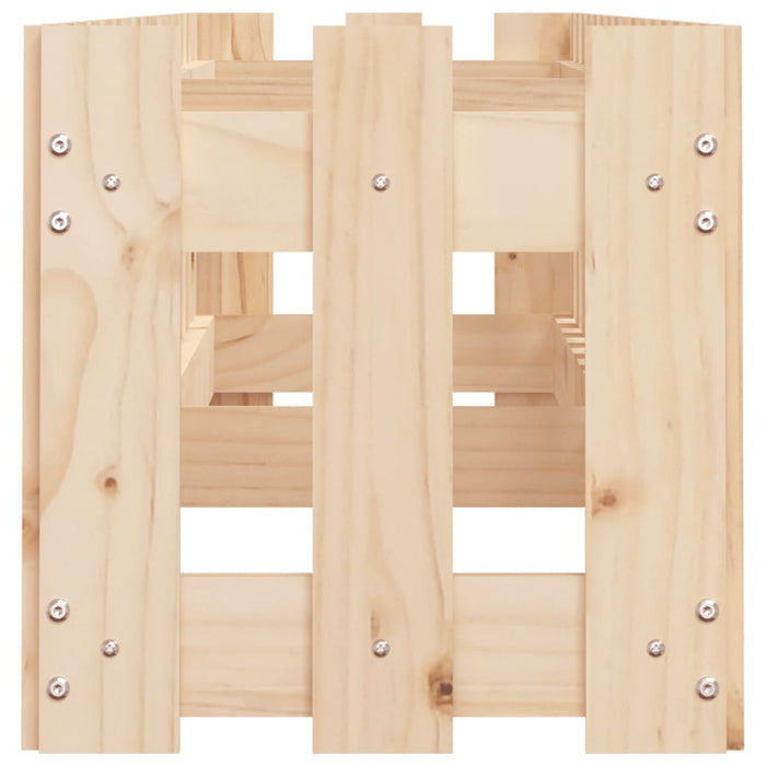 Pat înălțat grădină design gard 200x30x30 cm lemn de pin tratat - WALTI WALTI