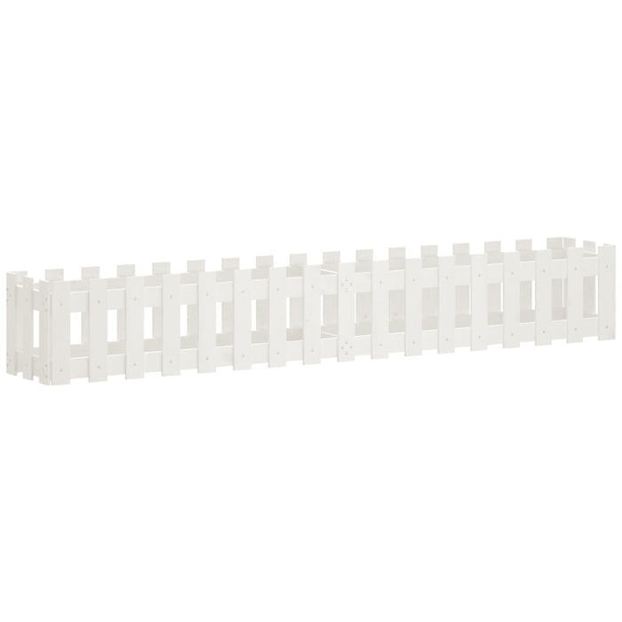 Pat înălțat grădină design gard 200x30x30 cm lemn impregnat pin WALTI