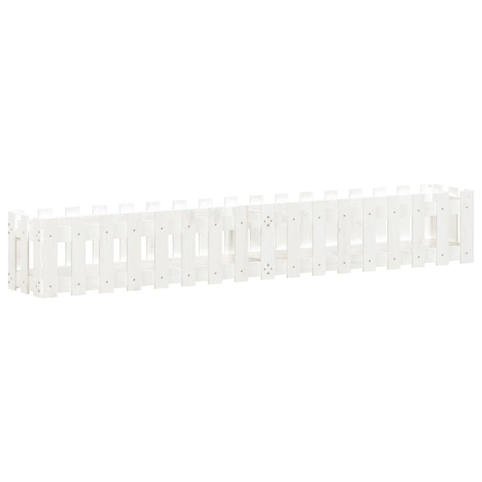 Pat înălțat grădină design gard 200x30x30 cm lemn impregnat pin WALTI