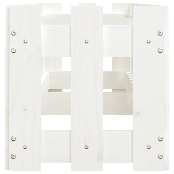 Pat înălțat grădină design gard 200x30x30 cm lemn impregnat pin WALTI