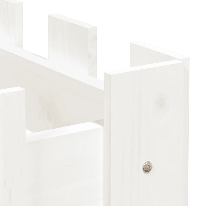 Pat înălțat grădină design gard 200x30x30 cm lemn impregnat pin WALTI