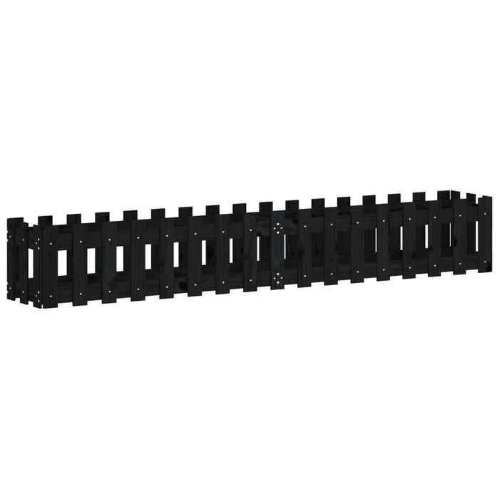 Pat înălțat grădină design gard 200x30x30 cm lemn impregnat pin - WALTI WALTI