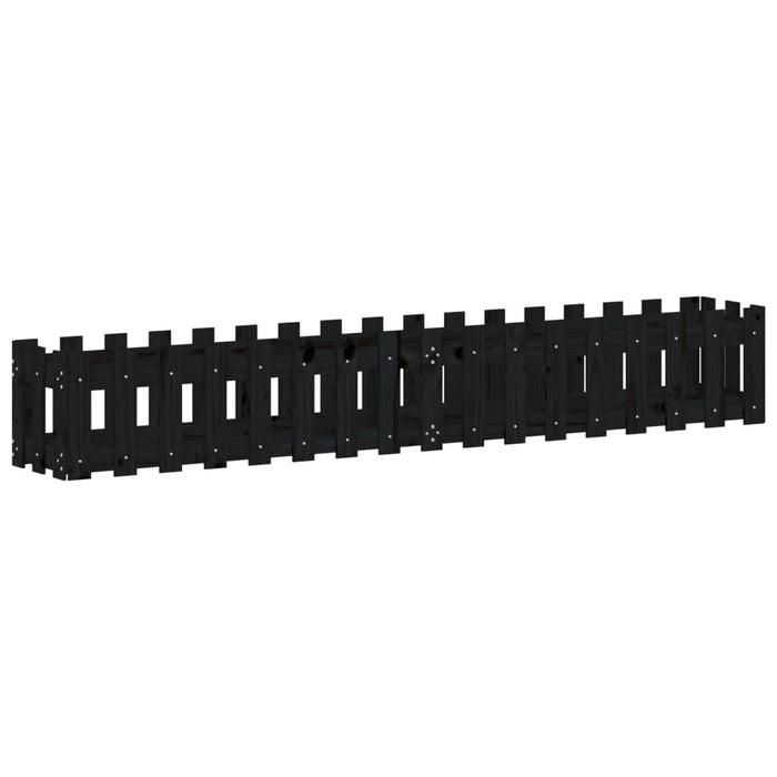 Pat înălțat grădină design gard 200x30x30 cm lemn impregnat pin - WALTI WALTI