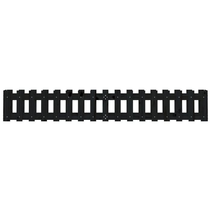 Pat înălțat grădină design gard 200x30x30 cm lemn impregnat pin - WALTI WALTI