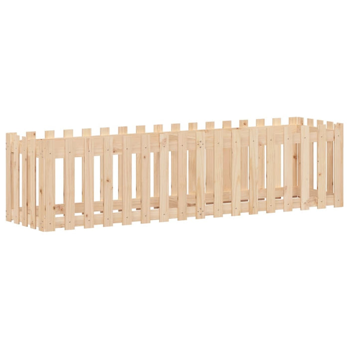 Pat înălțat grădină design gard 200x50x50 cm lemn impregnat pin - WALTI WALTI