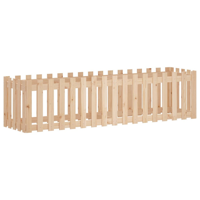 Pat înălțat grădină design gard 200x50x50 cm lemn impregnat pin - WALTI WALTI