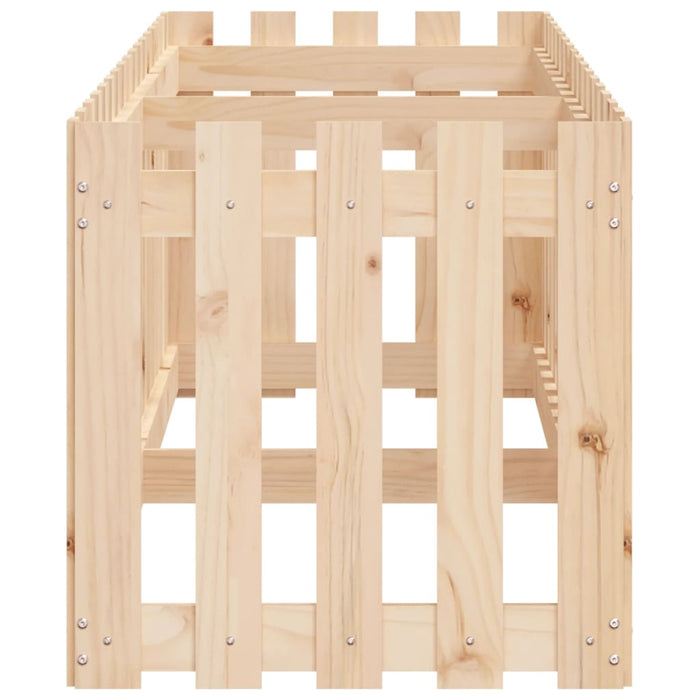 Pat înălțat grădină design gard 200x50x50 cm lemn impregnat pin - WALTI WALTI